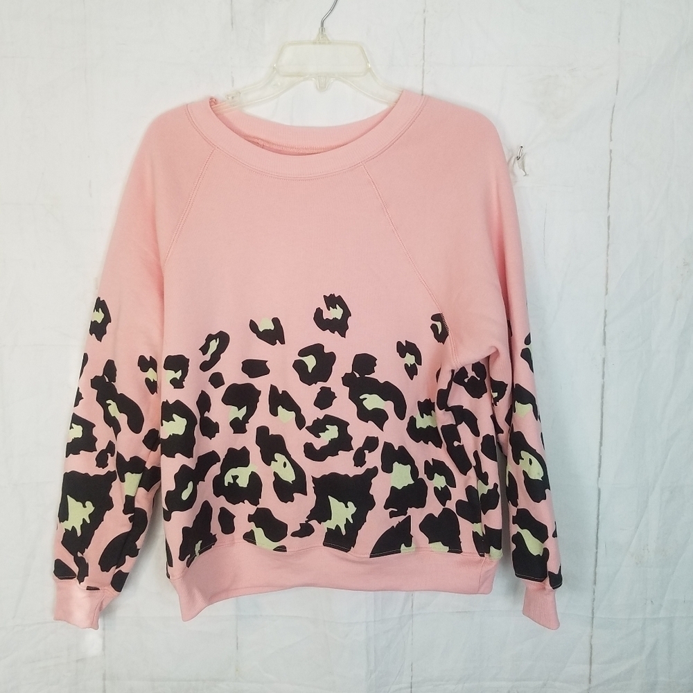 Wild fox leopard pullover sweatshirt - Picture 2 of 7
